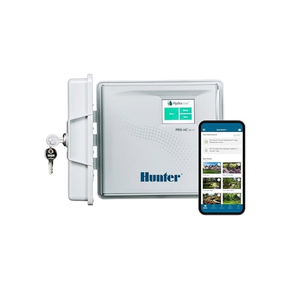 Hunter Hydrawise smart sprinkler controller and smartphone app